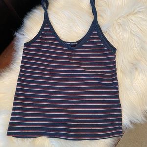 Brandy Melville Navy Stripe Tank